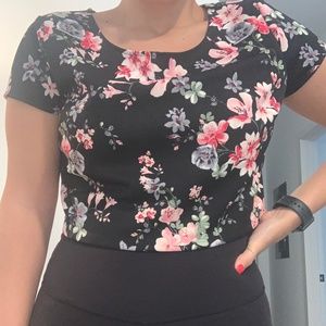 Express floral crop top